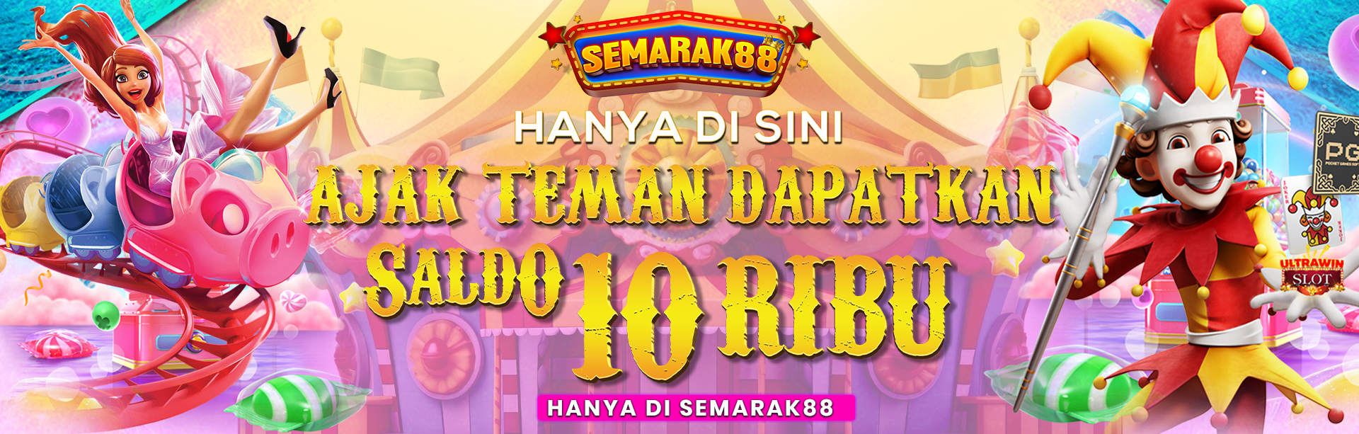 HANYA DI SINI AJAK TEMAN DAPATKAN SADLO 10 RIBU	