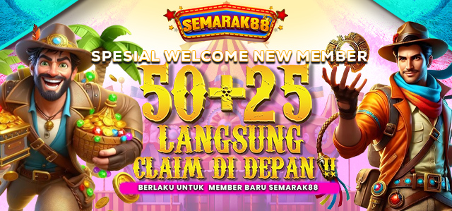 BONUS NEW MEMBER 50 + 25	